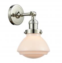 Innovations Lighting 203-PN-G321 - Olean - 1 Light - 7 inch - Polished Nickel - Sconce