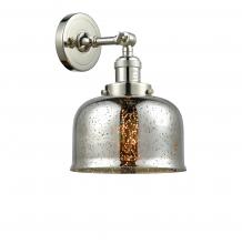 Innovations Lighting 203-PN-G78 - Bell - 1 Light - 8 inch - Polished Nickel - Sconce