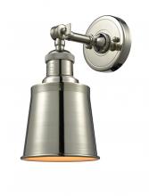 Innovations Lighting 203-PN-M9 - Addison - 1 Light - 5 inch - Polished Nickel - Sconce