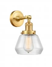 Innovations Lighting 203-SG-G172 - Fulton - 1 Light - 7 inch - Satin Gold - Sconce