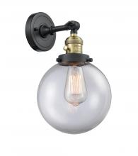 Innovations Lighting 203SW-BAB-G202-8 - Beacon - 1 Light - 8 inch - Black Antique Brass - Sconce