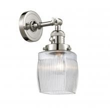 Innovations Lighting 203SW-PN-G302 - Colton - 1 Light - 6 inch - Polished Nickel - Sconce