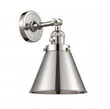 Innovations Lighting 203SW-PN-M13-PN - Appalachian - 1 Light - 8 inch - Polished Nickel - Sconce