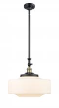 Innovations Lighting 206-BAB-G691-16 - Bridgeton - 1 Light - 16 inch - Black Antique Brass - Stem Hung - Mini Pendant