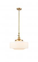 Innovations Lighting 206-SG-G691-16 - Bridgeton - 1 Light - 16 inch - Satin Gold - Stem Hung - Mini Pendant