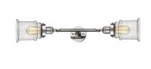 Innovations Lighting 208L-PN-G184 - Canton - 2 Light - 6 inch - Polished Nickel - Bath Vanity Light