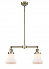 Innovations Lighting 209-AB-G191 - Bellmont - 2 Light - 21 inch - Antique Brass - Stem Hung - Island Light