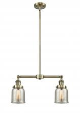 Innovations Lighting 209-AB-G58 - Bell - 2 Light - 21 inch - Antique Brass - Stem Hung - Island Light