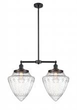 Innovations Lighting 209-OB-G664-12 - Bullet - 2 Light - 24 inch - Oil Rubbed Bronze - Stem Hung - Island Light