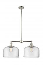 Innovations Lighting 209-PN-G72-L - Bell - 2 Light - 21 inch - Polished Nickel - Stem Hung - Island Light