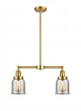 Innovations Lighting 209-SG-G58 - Bell - 2 Light - 21 inch - Satin Gold - Stem Hung - Island Light