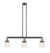 Innovations Lighting 213-BAB-G513 - Bell - 3 Light - 38 inch - Black Antique Brass - Stem Hung - Island Light