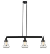 Innovations Lighting 213-BK-G192 - Bellmont - 3 Light - 39 inch - Matte Black - Stem Hung - Island Light