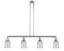 Innovations Lighting 214-PC-G184 - Canton - 4 Light - 51 inch - Polished Chrome - Stem Hung - Island Light