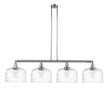 Innovations Lighting 214-PC-G713-L - Bell - 4 Light - 54 inch - Polished Chrome - Stem Hung - Island Light