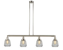 Innovations Lighting 214-PN-G142 - Chatham - 4 Light - 51 inch - Polished Nickel - Stem Hung - Island Light