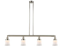 Innovations Lighting 214-PN-G181S - Canton - 4 Light - 51 inch - Polished Nickel - Stem Hung - Island Light