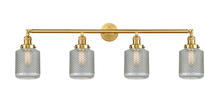 Innovations Lighting 215-SG-G262-LED - Stanton - 4 Light - 44 inch - Satin Gold - Bath Vanity Light