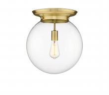 Innovations Lighting 221-1F-SG-G202-14 - Beacon - 1 Light - 14 inch - Satin Gold - Flush Mount