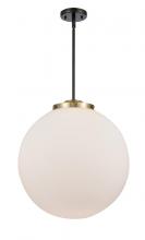 Innovations Lighting 221-1S-BAB-G201-18 - Beacon - 1 Light - 18 inch - Black Antique Brass - Cord hung - Pendant