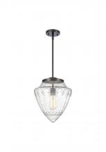 Innovations Lighting 221-1S-BK-G664-12 - Beacon - 1 Light - 16 inch - Matte Black - Cord hung - Pendant