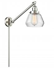 Innovations Lighting 237-SN-G172 - Fulton - 1 Light - 8 inch - Brushed Satin Nickel - Swing Arm