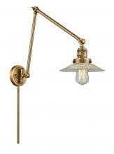 Innovations Lighting 238-BB-G2 - Halophane - 1 Light - 9 inch - Brushed Brass - Swing Arm