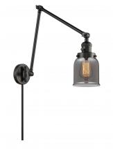 Innovations Lighting 238-BK-G53 - Bell - 1 Light - 8 inch - Matte Black - Swing Arm