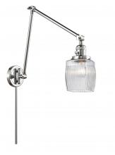 Innovations Lighting 238-PC-G302 - Colton - 1 Light - 8 inch - Polished Chrome - Swing Arm