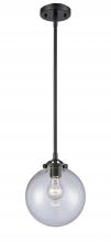 Innovations Lighting 284-1S-OB-G202-8 - Beacon - 1 Light - 8 inch - Oil Rubbed Bronze - Cord hung - Mini Pendant