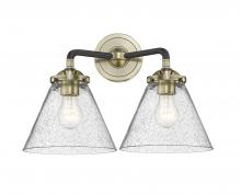 Innovations Lighting 284-2W-BAB-G44-LED - Cone - 2 Light - 16 inch - Black Antique Brass - Bath Vanity Light