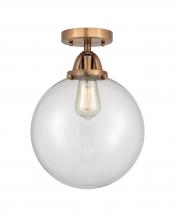 Innovations Lighting 288-1C-AC-G202-10 - Beacon - 1 Light - 10 inch - Antique Copper - Semi-Flush Mount