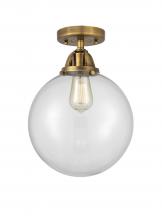 Innovations Lighting 288-1C-BB-G202-12 - Beacon - 1 Light - 12 inch - Brushed Brass - Semi-Flush Mount