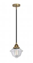 Innovations Lighting 288-1S-BAB-G532-LED - Oxford - 1 Light - 8 inch - Black Antique Brass - Cord hung - Mini Pendant