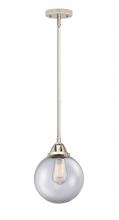 Innovations Lighting 288-1S-PN-G202-8 - Beacon - 1 Light - 8 inch - Polished Nickel - Cord hung - Mini Pendant