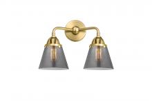 Innovations Lighting 288-2W-SG-G63 - Cone - 2 Light - 14 inch - Satin Gold - Bath Vanity Light