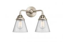 Innovations Lighting 288-2W-SN-G64 - Cone - 2 Light - 14 inch - Brushed Satin Nickel - Bath Vanity Light