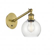 Innovations Lighting 317-1W-BB-G124-6-LED - Athens - 1 Light - 6 inch - Brushed Brass - Sconce