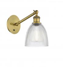 Innovations Lighting 317-1W-BB-G382 - Castile - 1 Light - 6 inch - Brushed Brass - Sconce