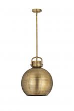 Innovations Lighting 410-1SL-BB-M410-14BB - Newton Sphere - 1 Light - 14 inch - Brushed Brass - Pendant