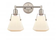 Innovations Lighting 422-2W-SN-7W - Luna - 2 Light - 18 inch - Satin Nickel - Bath Vanity Light