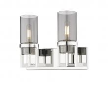 Innovations Lighting 426-2W-PN-G426-8SM - Utopia - 2 Light - 15 inch - Polished Nickel - Bath Vanity Light