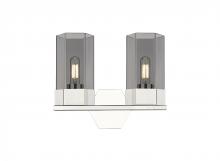 Innovations Lighting 427-2W-PN-G427-9SM - Claverack - 2 Light - 13 inch - Polished Nickel - Bath Vanity Light