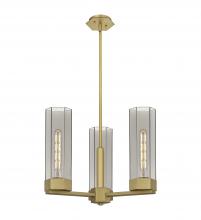 Innovations Lighting 427-3CR-BB-G427-14SM - Claverack - 3 Light - 22 inch - Brushed Brass - Pendant