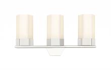 Innovations Lighting 427-3W-PN-G427-9WH - Claverack - 3 Light - 22 inch - Polished Nickel - Bath Vanity Light