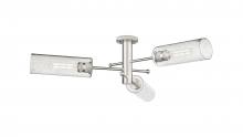 Innovations Lighting 434-3F-SN-G434-12SDY - Crown Point - 3 Light - 34 inch - Satin Nickel - Flush Mount