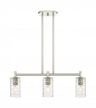 Innovations Lighting 434-3I-PN-G434-7DE - Crown Point - 3 Light - 31 inch - Polished Nickel - Island Light