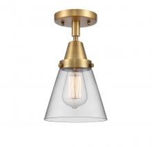 Innovations Lighting 447-1C-BB-G62 - Cone - 1 Light - 6 inch - Brushed Brass - Flush Mount