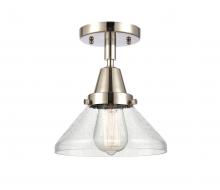 Innovations Lighting 447-1C-PN-G4474-LED - Caden - 1 Light - 8 inch - Polished Nickel - Flush Mount