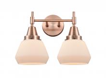 Innovations Lighting 447-2W-AC-G171 - Fulton - 2 Light - 16 inch - Antique Copper - Bath Vanity Light